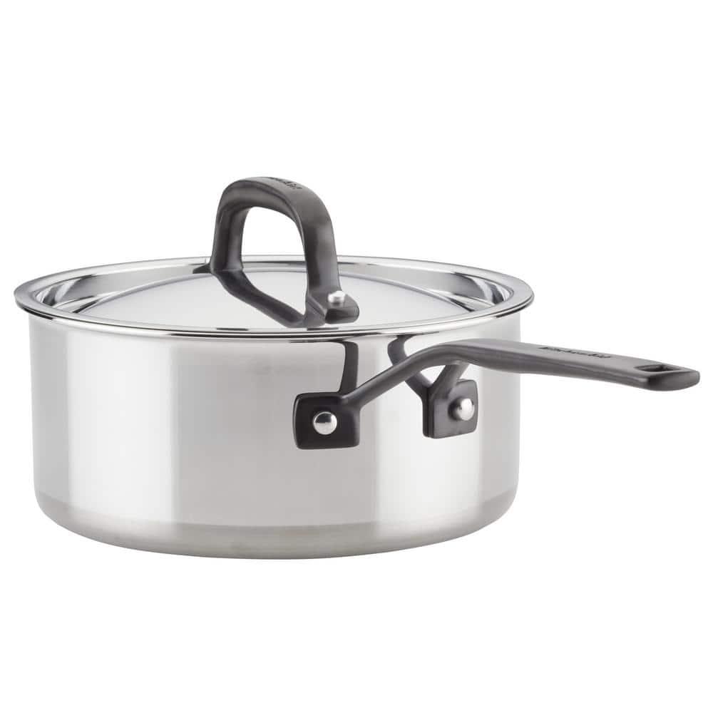 KitchenAid ® 10-Piece 5-Ply Clad Stainless Steel Cookware Set