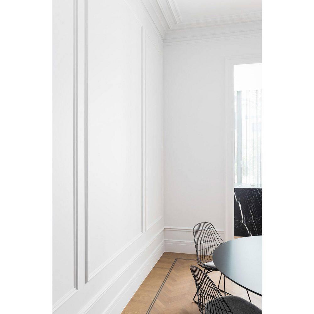 5/8 in D x 1-5/8 in W x 78-3/4 in L Primed White Plain Polyurethane Panel Moulding (Set of 4)