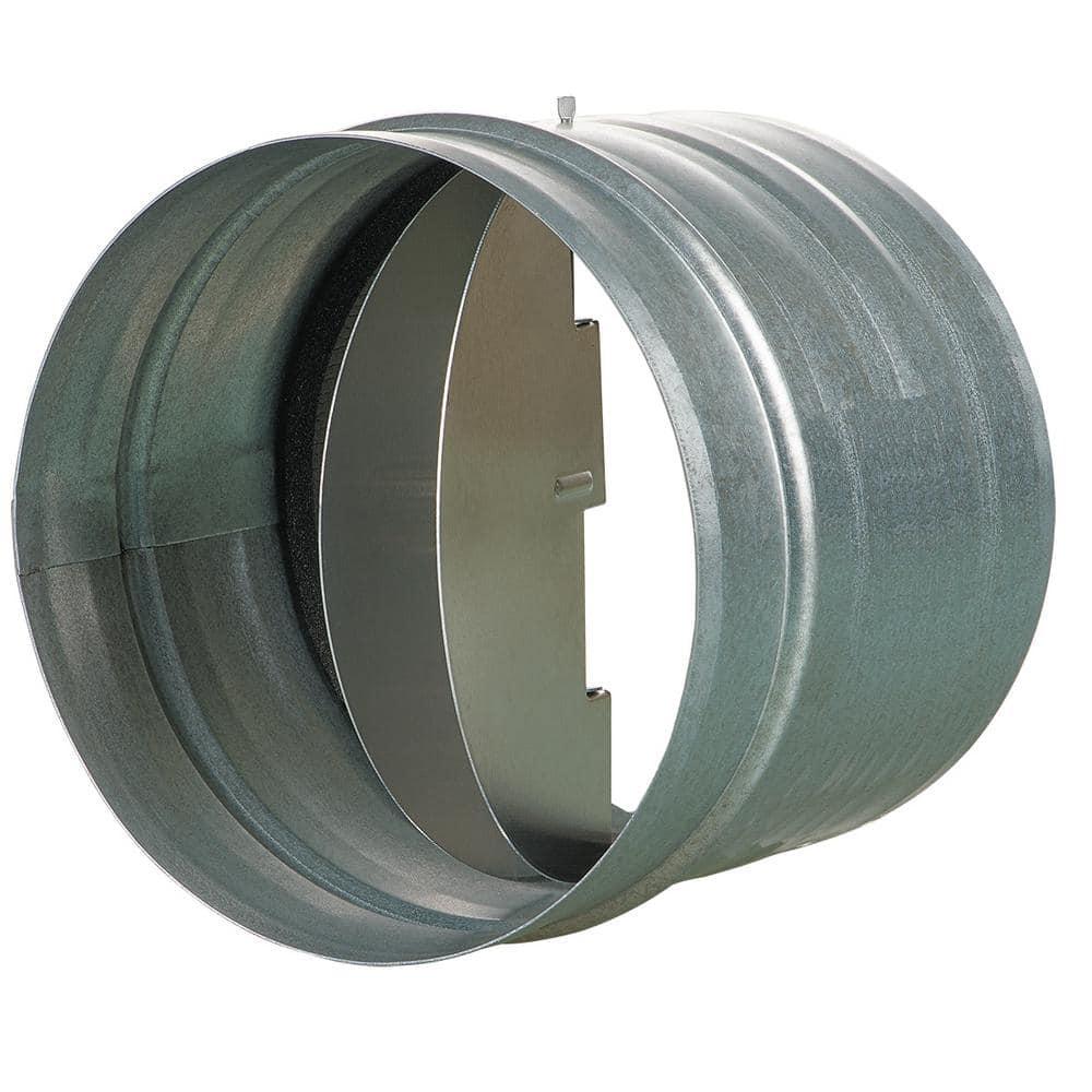 4'' inch Galvanized Steel Backdraft Damper with Rubber Gasket for Round Duct