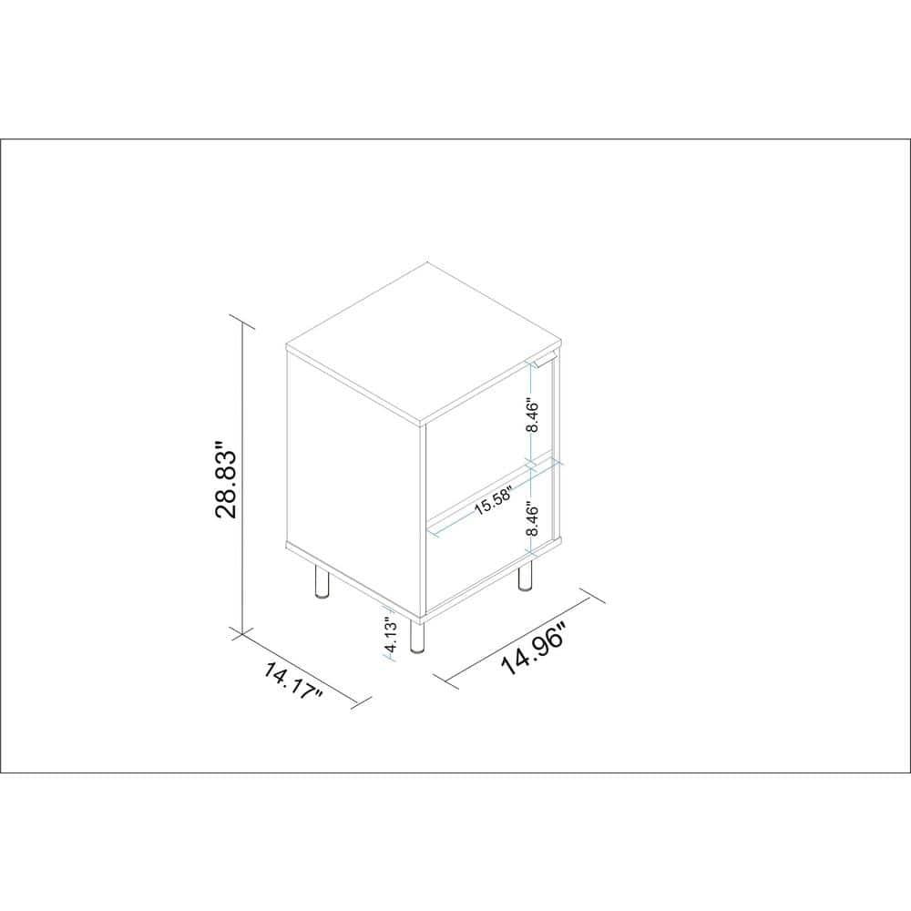 Mosholu Nightstand - Manhattan Comfort