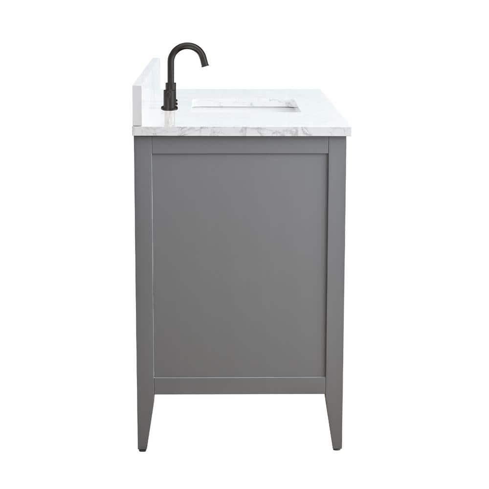 48'' Single Bathroom Vanity with Engineered Marble Top