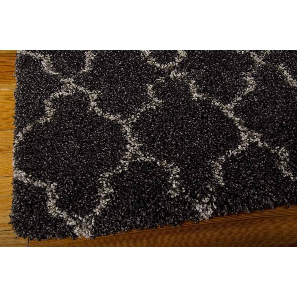 Nourison Amore Trellis Charcoal 5'3" x 7'5" Area Rug, (5x7)