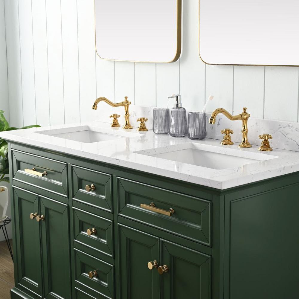 Sudio Design Thompson 54" W Double Bathroom Vanity & Reviews | Perigold