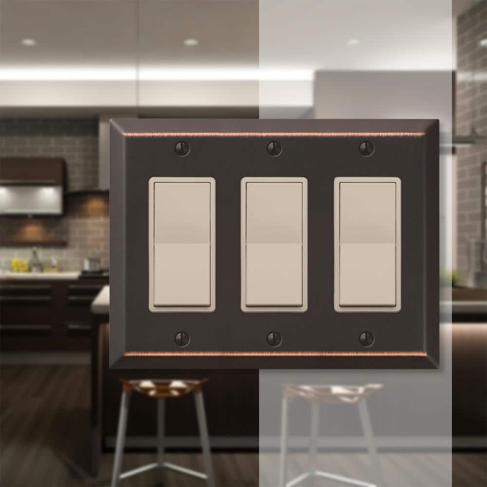 CKP Impressions 3 - Gang Rocker Standard Combination Wall Plate