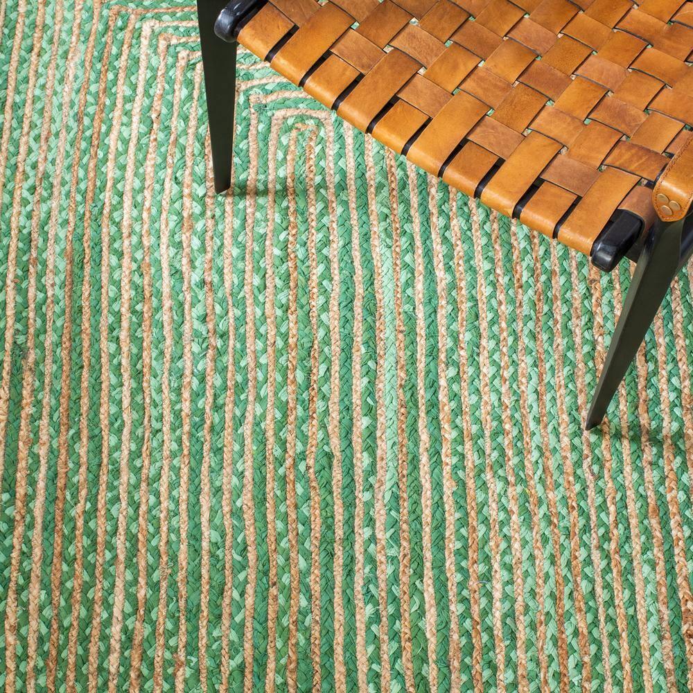 Cape Cod CAP202 Woven Indoor Area Rug - Green/Natural - 4'x6' - Safavieh