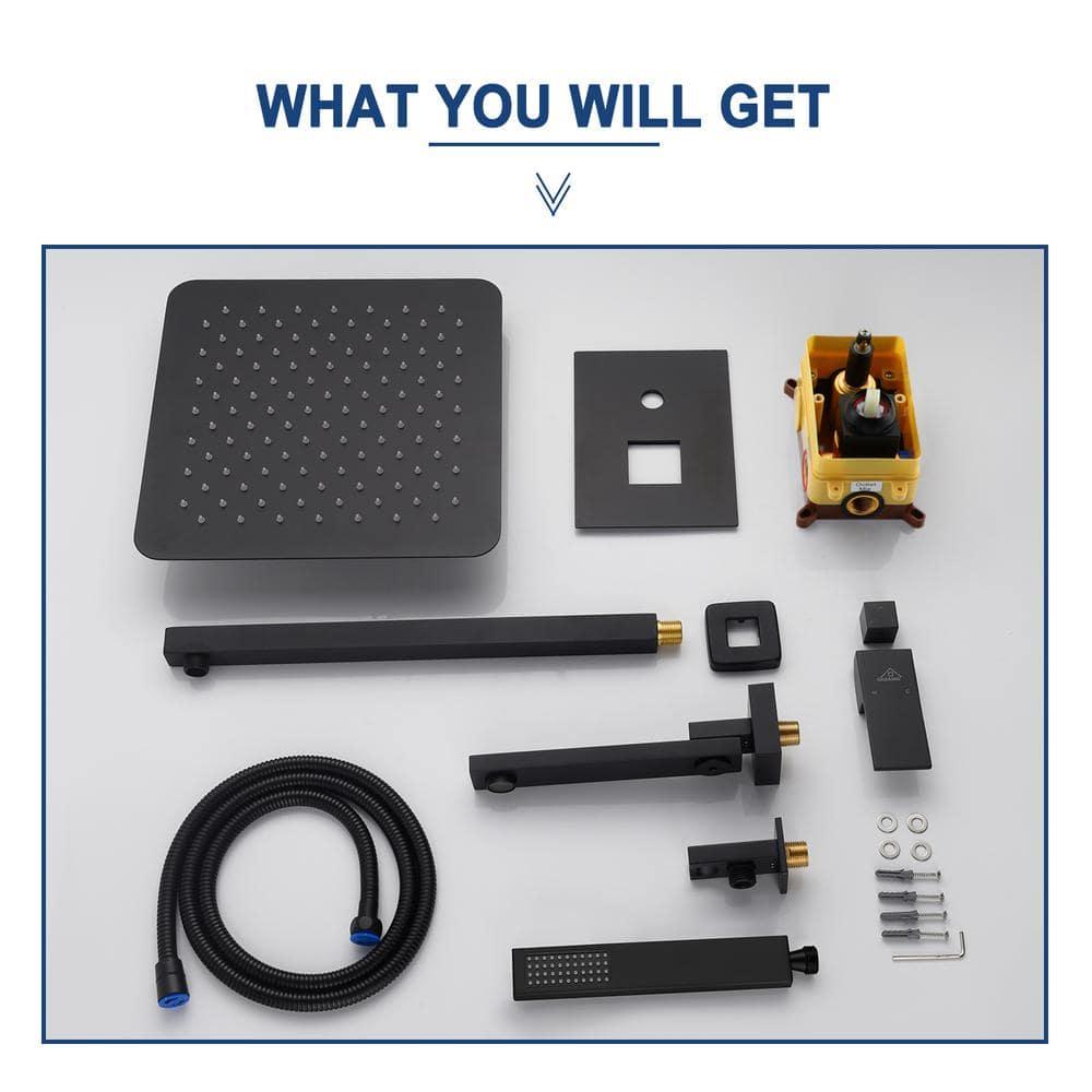 PureEssence Pressure-Balanced (Temperature And Volume) All-In-One Kit with Rough in-Valve