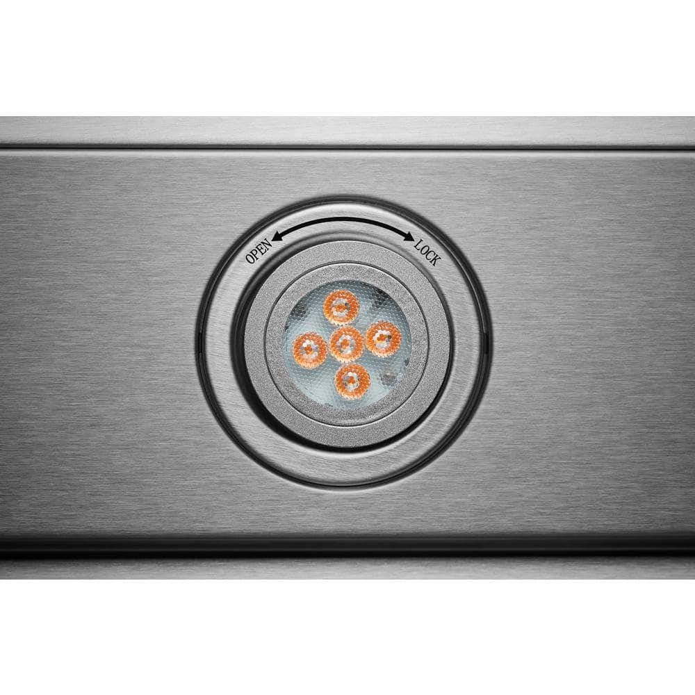 Hauslane 30" Stainless Steel 450 CFM Convertible Wall Range Hood with Baffle Filter