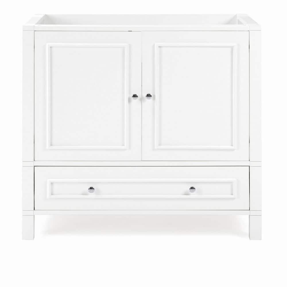Williamsburg 36"W Transitional Style Vanity Cabinet With Soft Close Doors And Drawers
