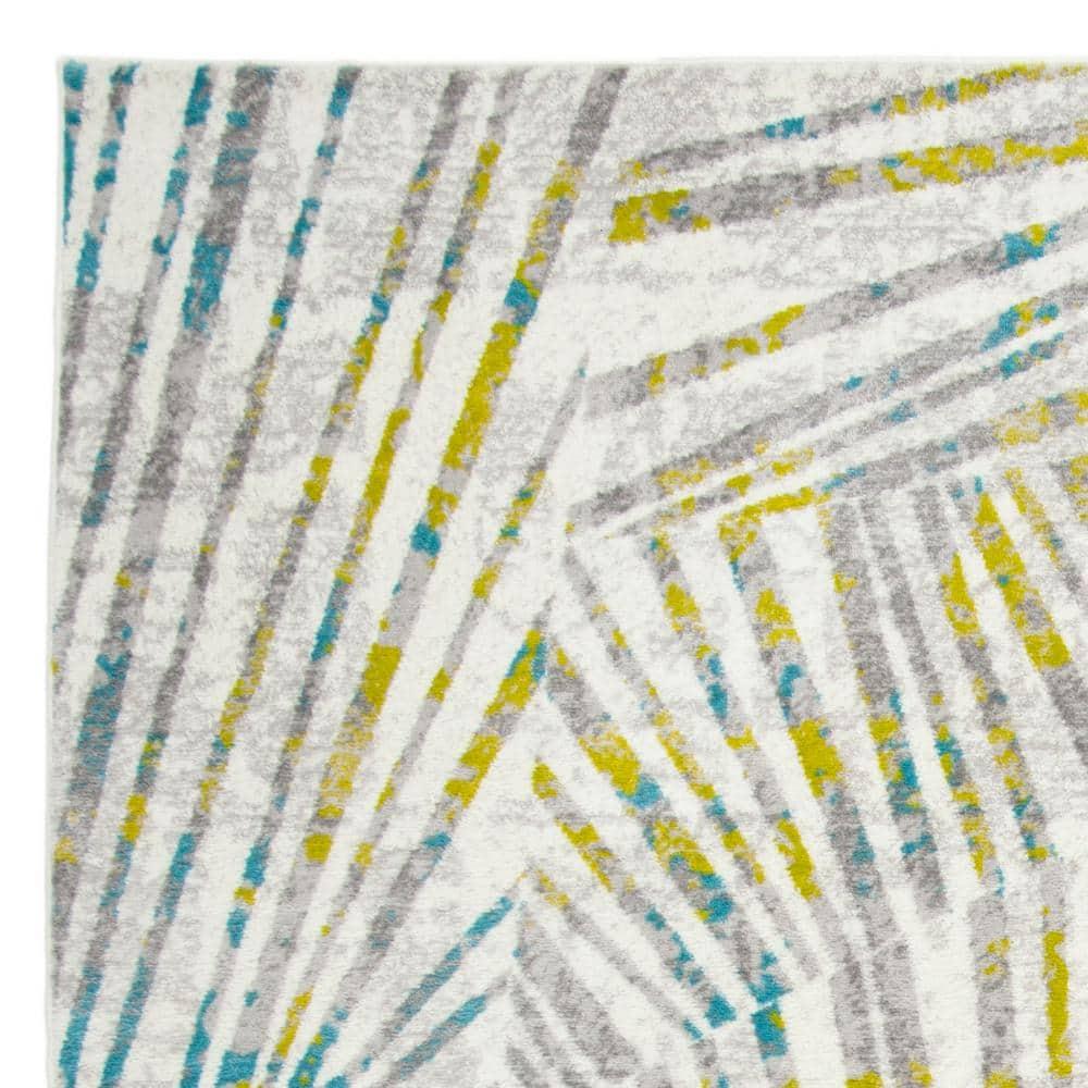 Skyler SKY191 Power Loomed Indoor Area Rug - Grey/Green - 8'x10' - Safavieh