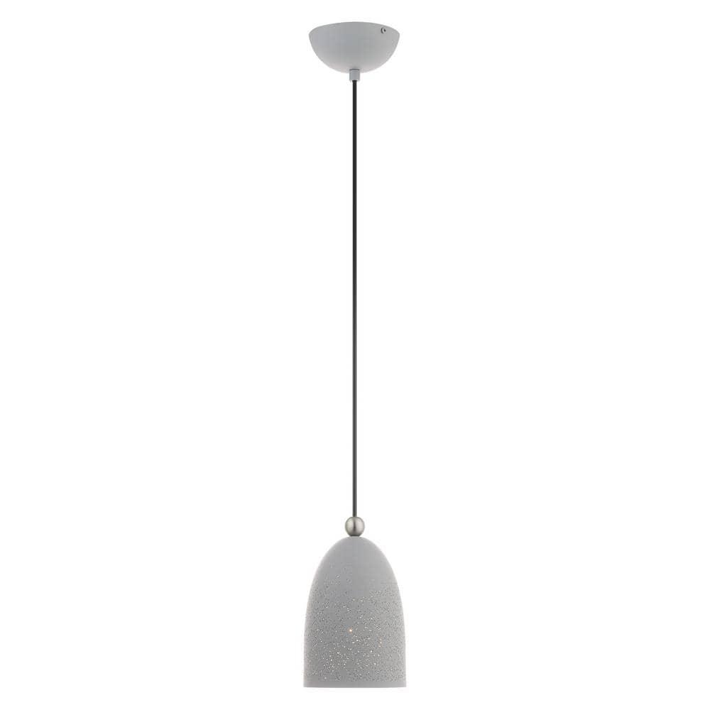 Livex Lighting Arlington 1 - Light Pendant in  Nordic Gray