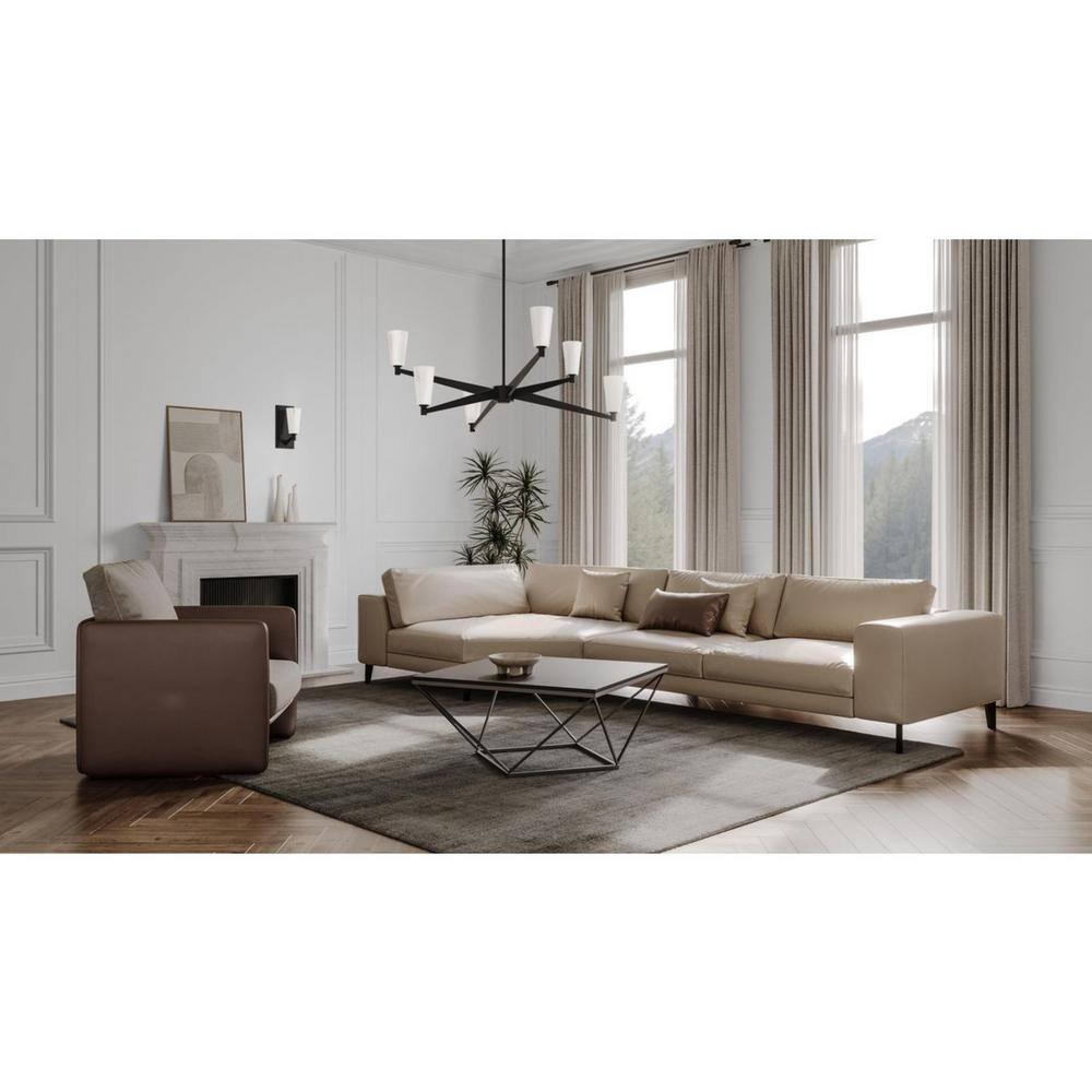 Progress Lighting Tosca 6 - Light Chandelier in  Matte Black