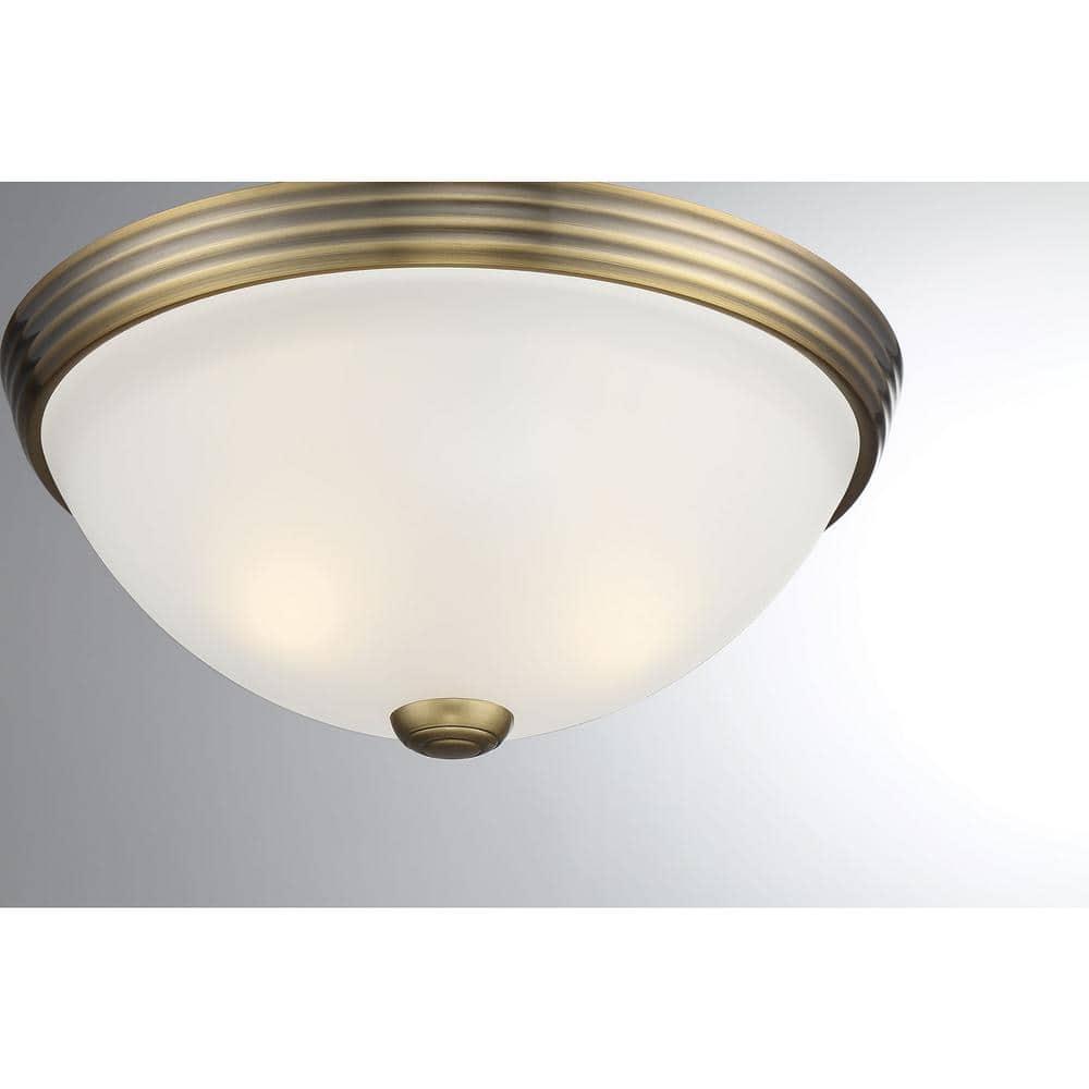 Savoy House NULL 2 - Light Flush Mount in  Warm Brass