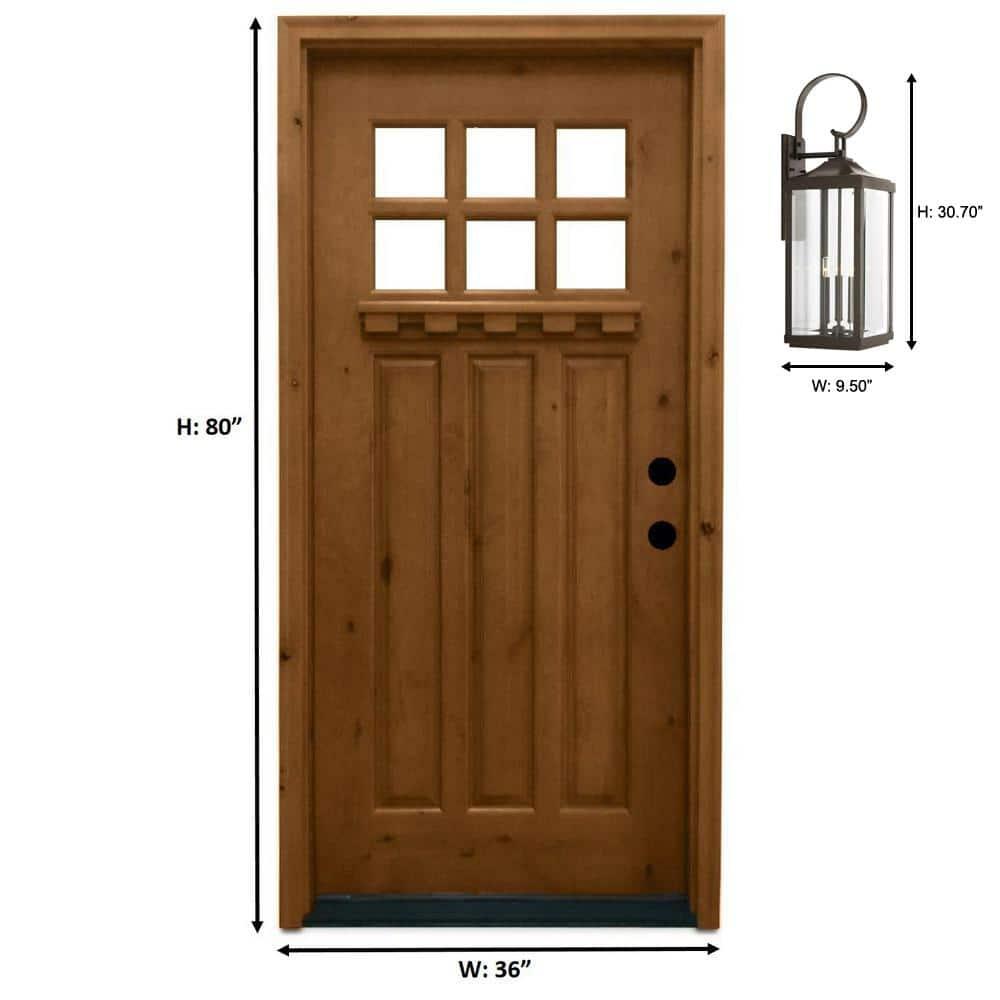 Progress Lighting Gibbes Street 3-Light Wall Lantern in Antique Bronze with Clear Beveled Glass Shade