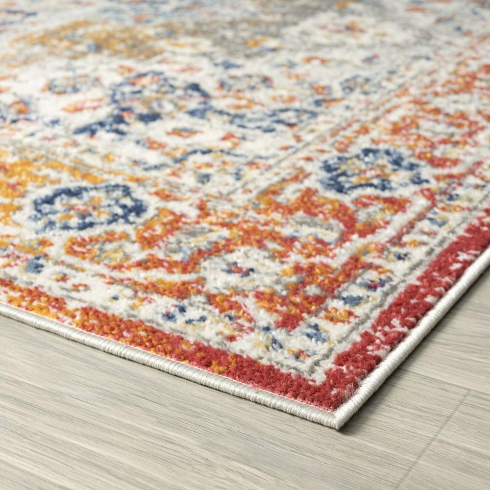 Chelsea Multi-Color Synthetic 9' x 12' Oriental Area Rug