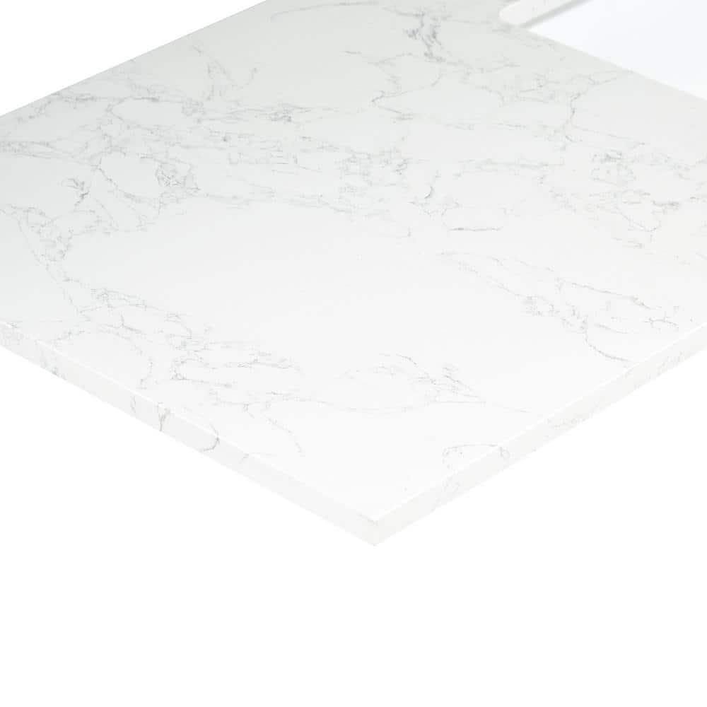 Ceres 73" Engineered Stone Double Bathroom Vanity Top with Sink