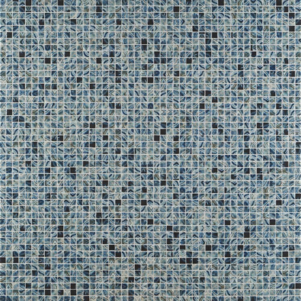 Rapids 1" x 1" Glass Grid Mosaic Wall & Floor Tile