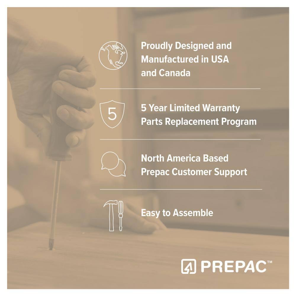 Prepac Elite 32" Base Cabinet, White