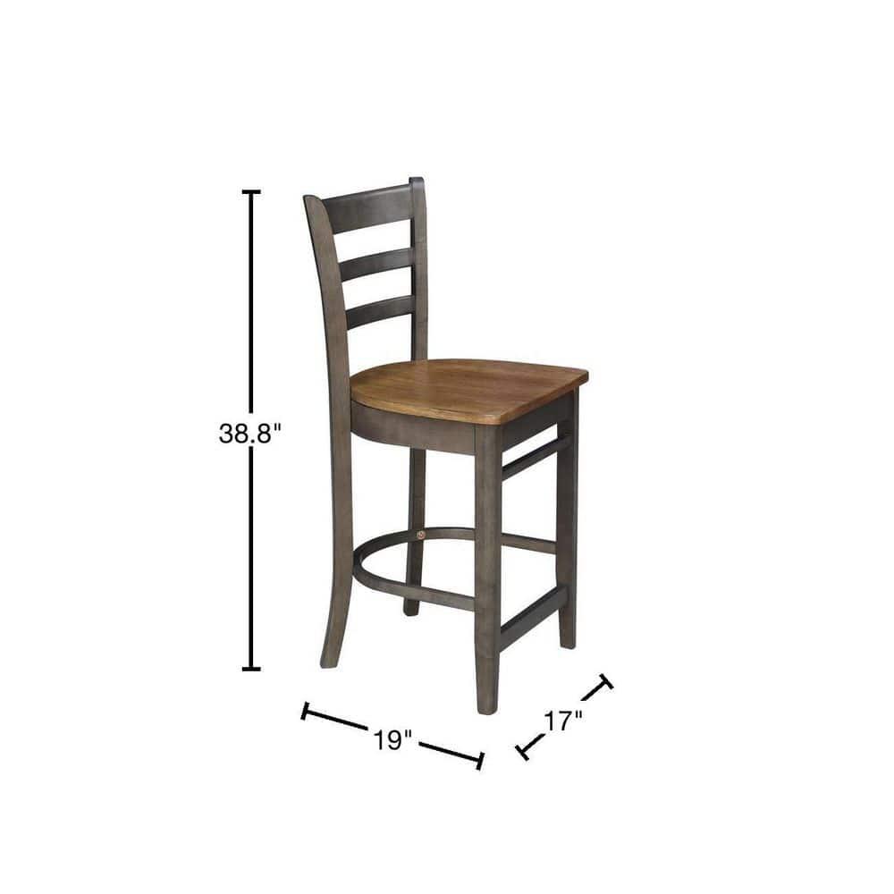 International Concepts Emily CounterHeight Stool - 24 inches Seat Height