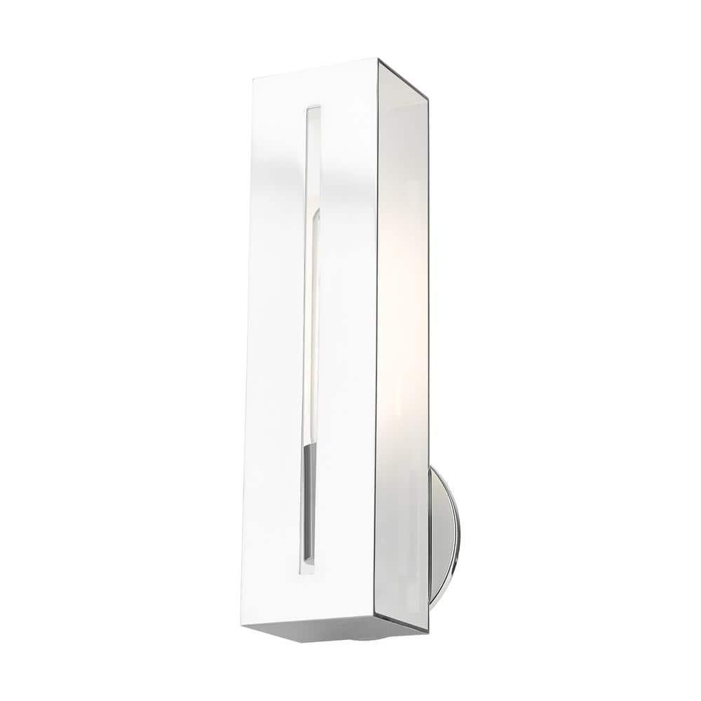 Livex Lighting Soma 1 - Light Wall Light in  Polished Chrome