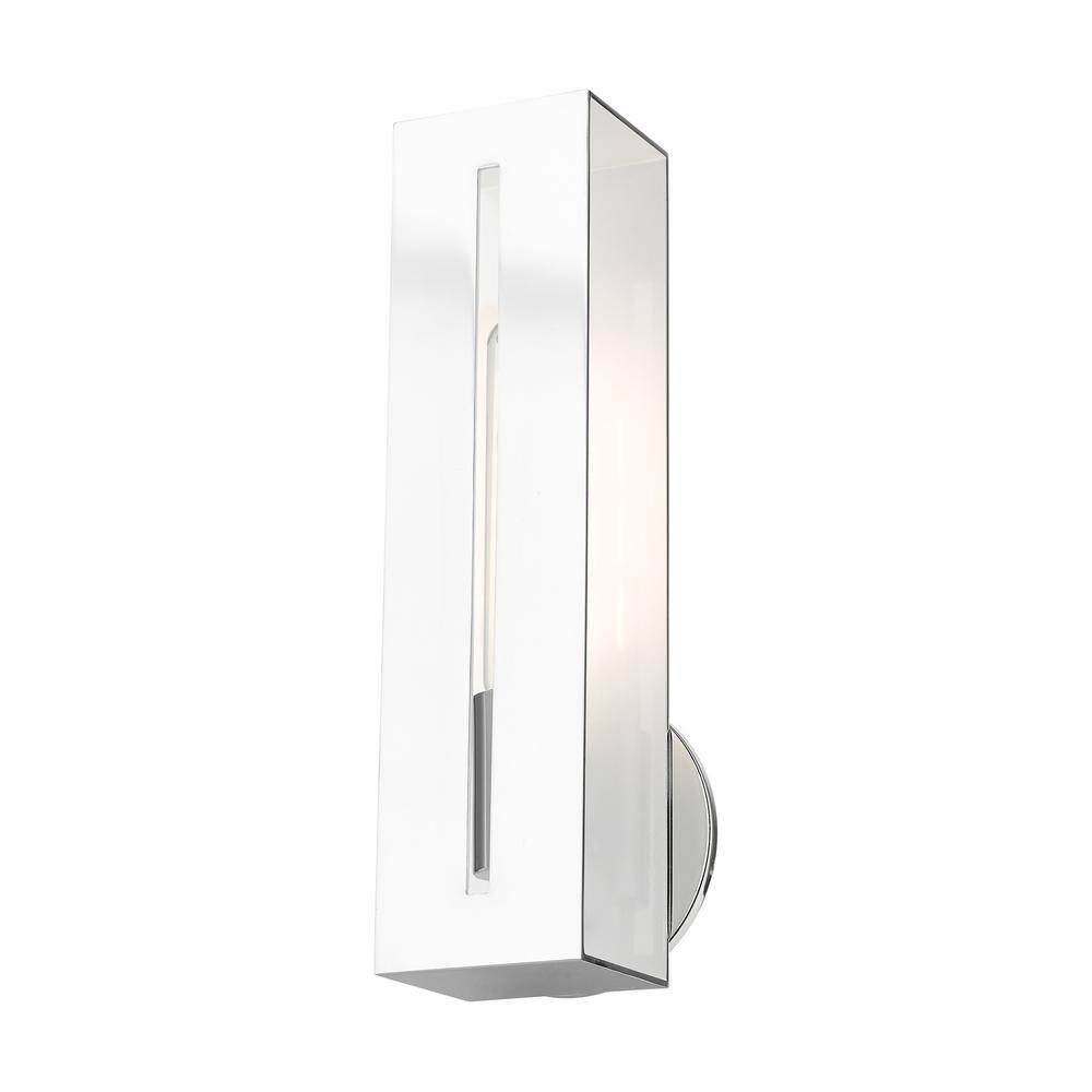 Livex Lighting Soma 1 - Light Wall Light in  Polished Chrome