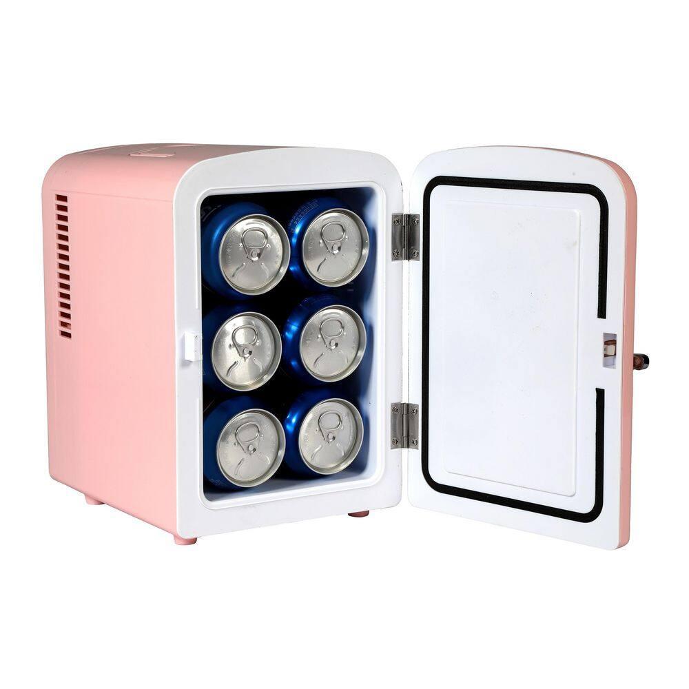 Frigidaire Retro Mini Fridge Cooler, Holds Up to 9 Cans, Portable Fridge for Car, Office, Bedroom, Dorm Room