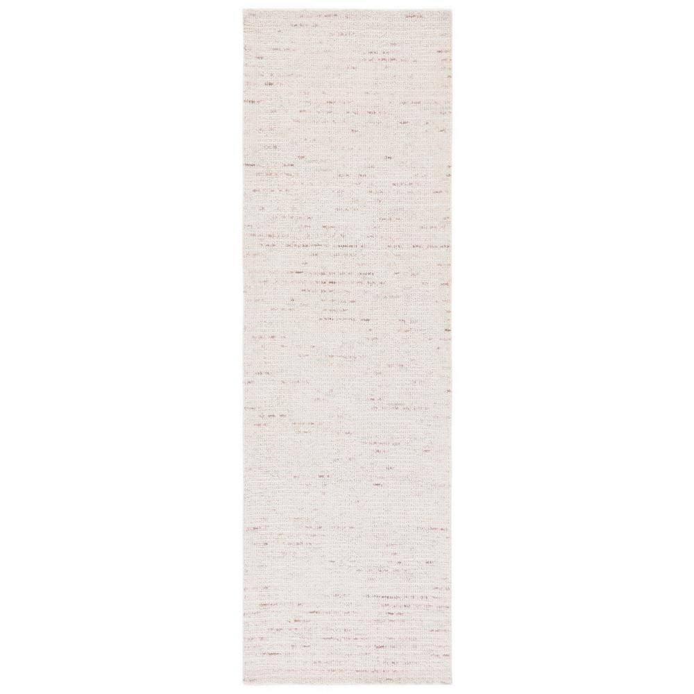Abstract ABT468 Handmade Indoor Runner - Ivory/Brown - 2'-3"x8' - Safavieh