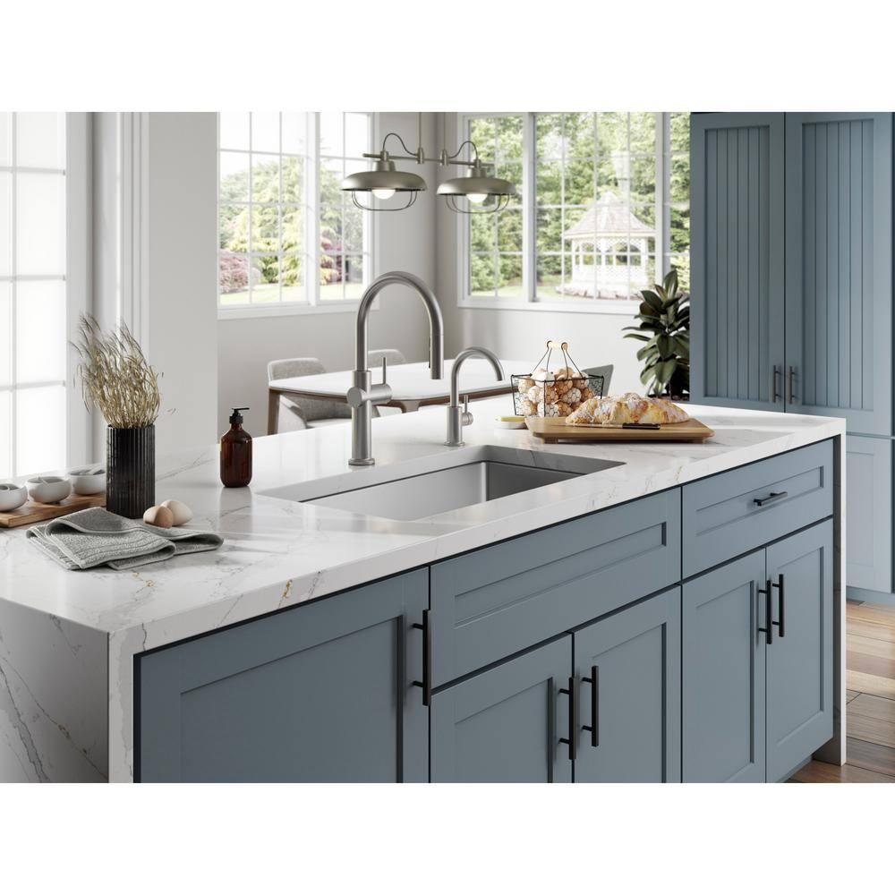 Kohler Crue Single Handle Pull Down Kitchen Faucet with Three-Function Pull Down Sprayer