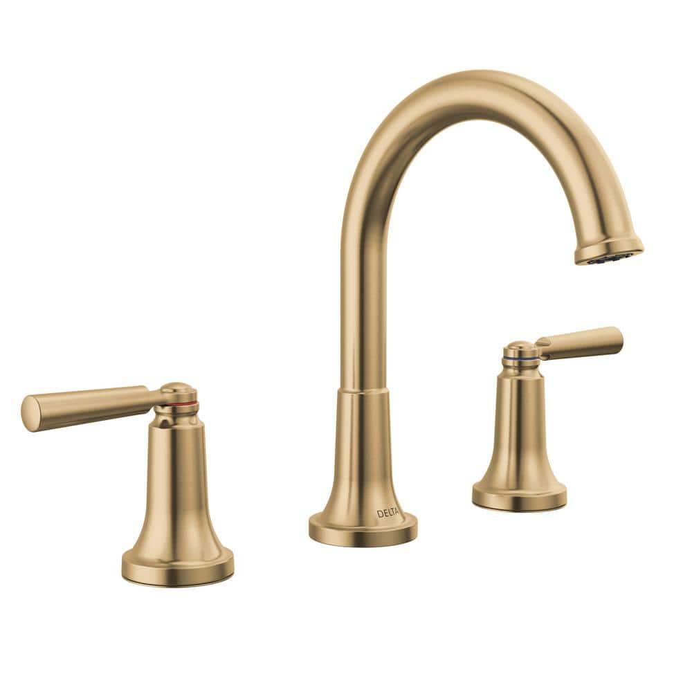 SAYLOR™ Widespread Bathroom Faucet 3 Hole, 2-handle Bathroom Sink Faucet with Drain Assembly
