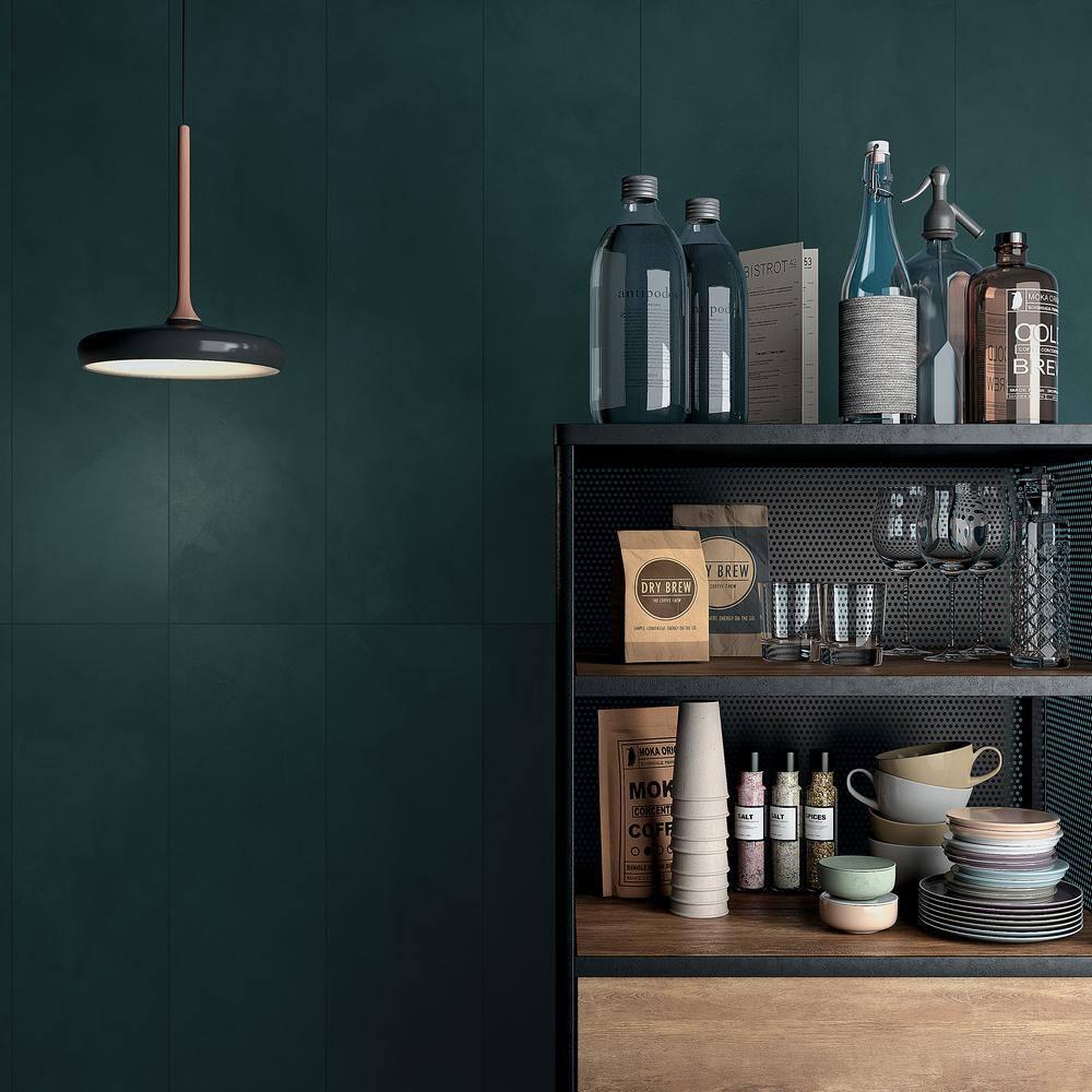 Ryx 15.74 in. x 31.49 in. Matte Porcelain Concrete Look Floor and Wall Tile (13.77 Sq. Ft. / Case)