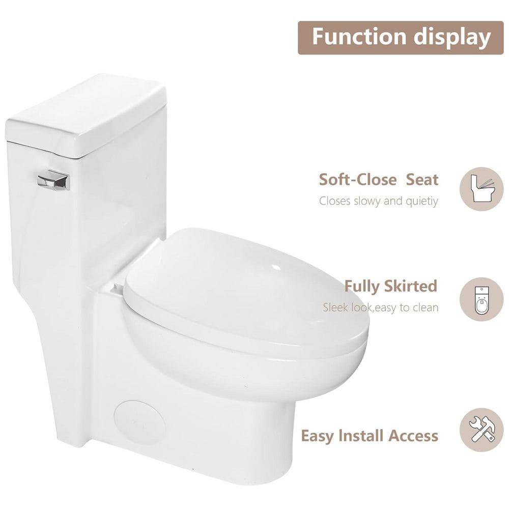 BRABOL GPF Elongated Corner Toilet