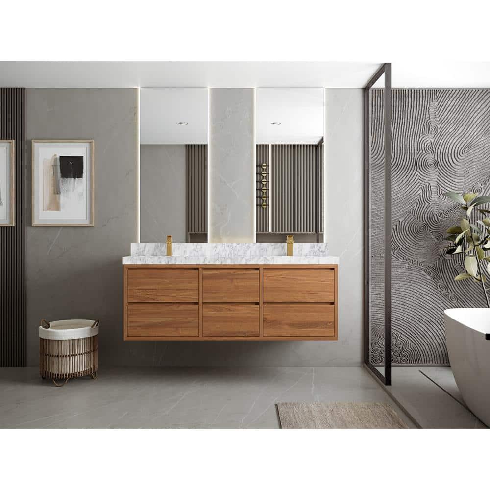 Willow Collections Madison 60'' Double Bathroom Vanity with Top