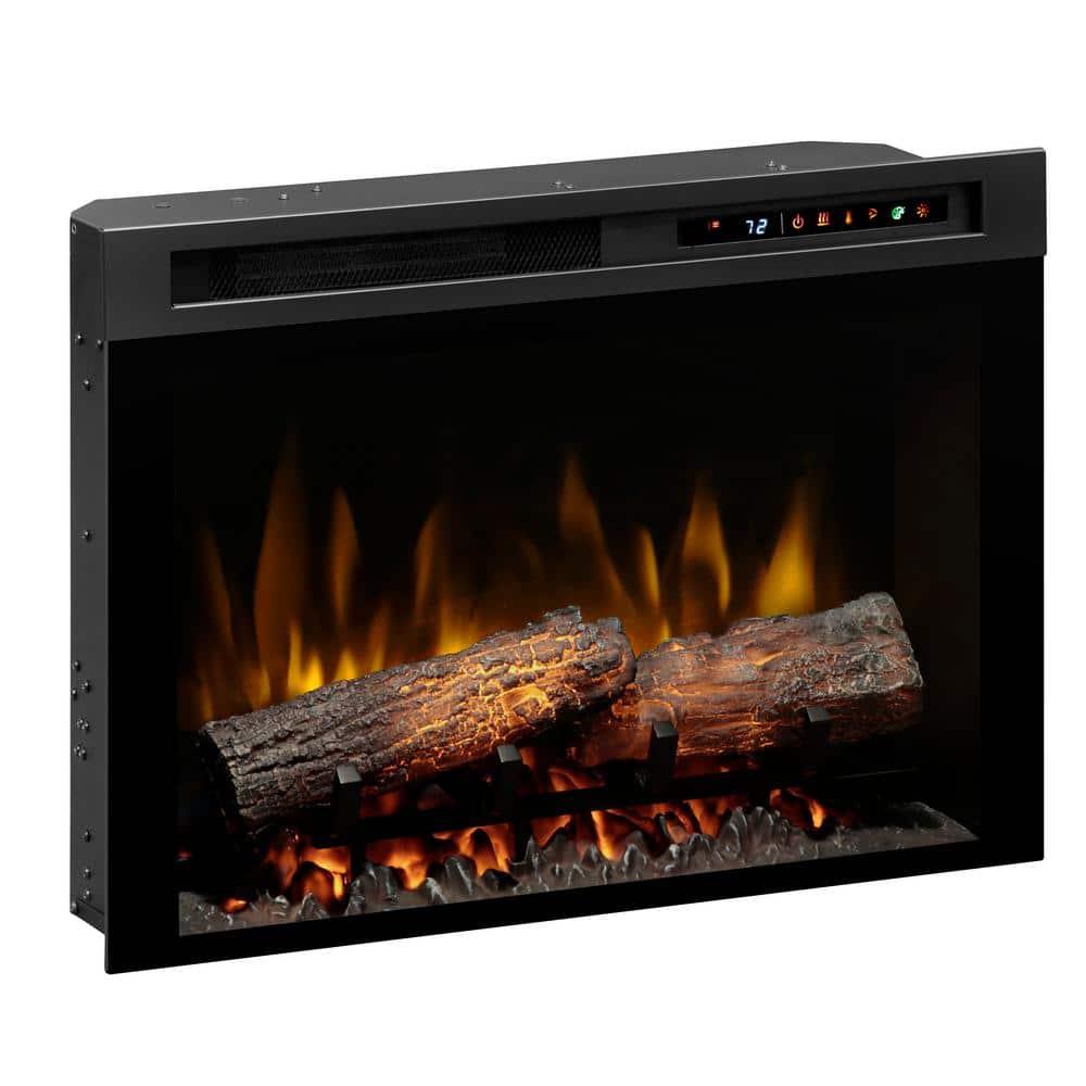 Dimplex Nova Multi-Fire XHD Plug-In Electric Fireplace Insert with Realistic Logs - 1000 SQ FT, Ceramic Heater