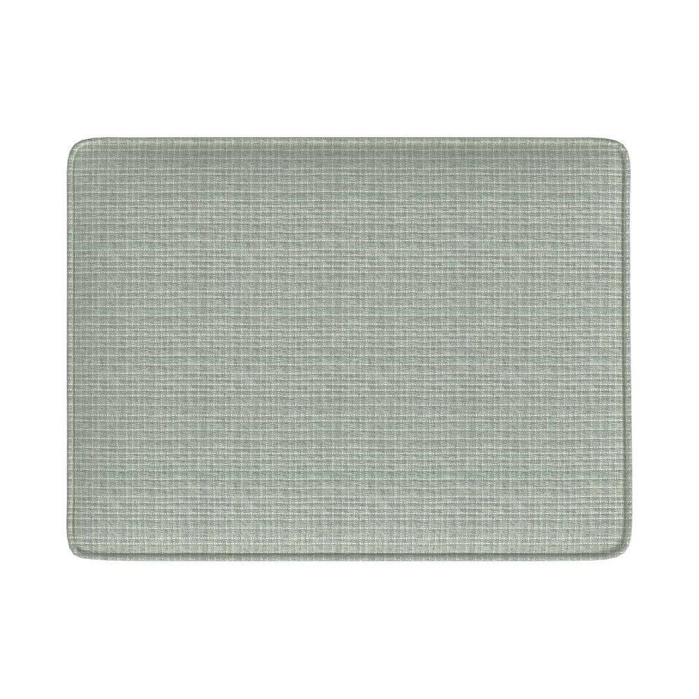 HomePop 24" Dinah Storage Ottoman Sage: Upholstered Footstool, Traditional Rectangle Shape, Spot Clean
