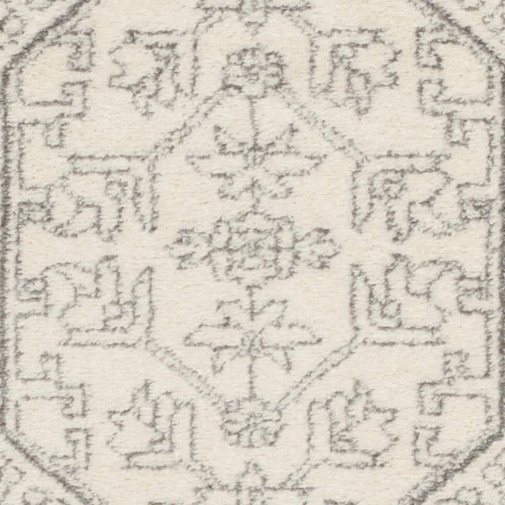 Adirondack ADR108 Power Loomed Area Rug - Ivory/Silver - 4'x6' - Safavieh.