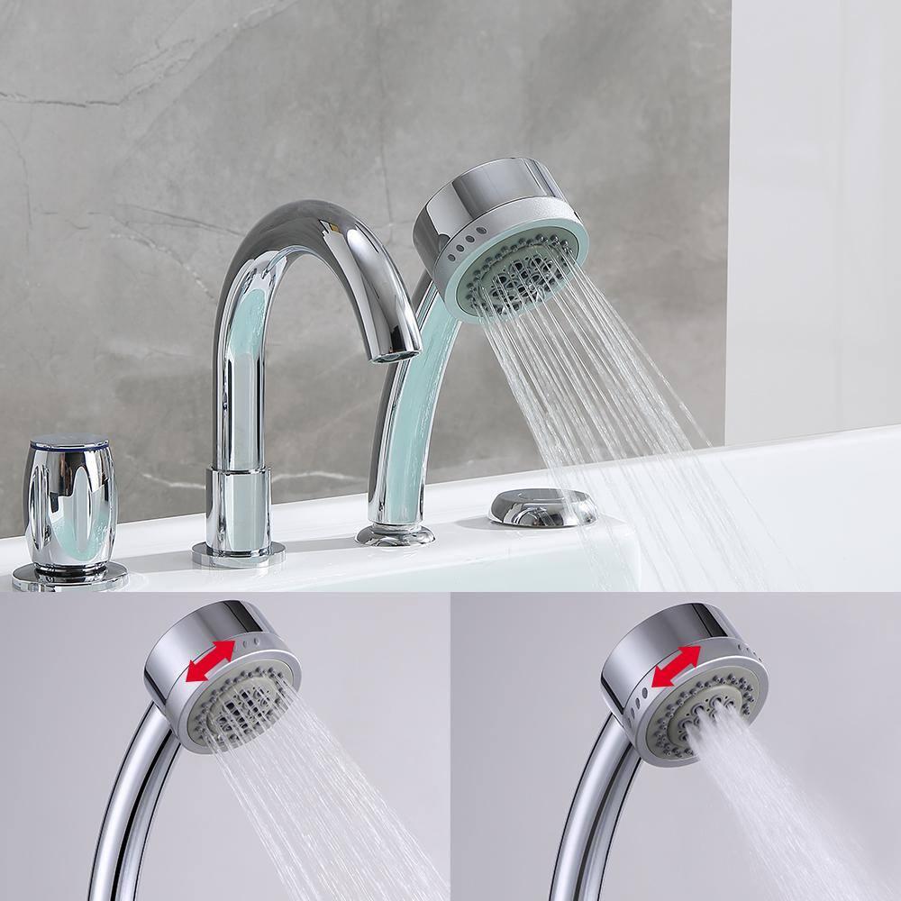 67'' x 28.7'' Freestanding Whirlpool Plastic / Acrylic Bathtub with Faucet