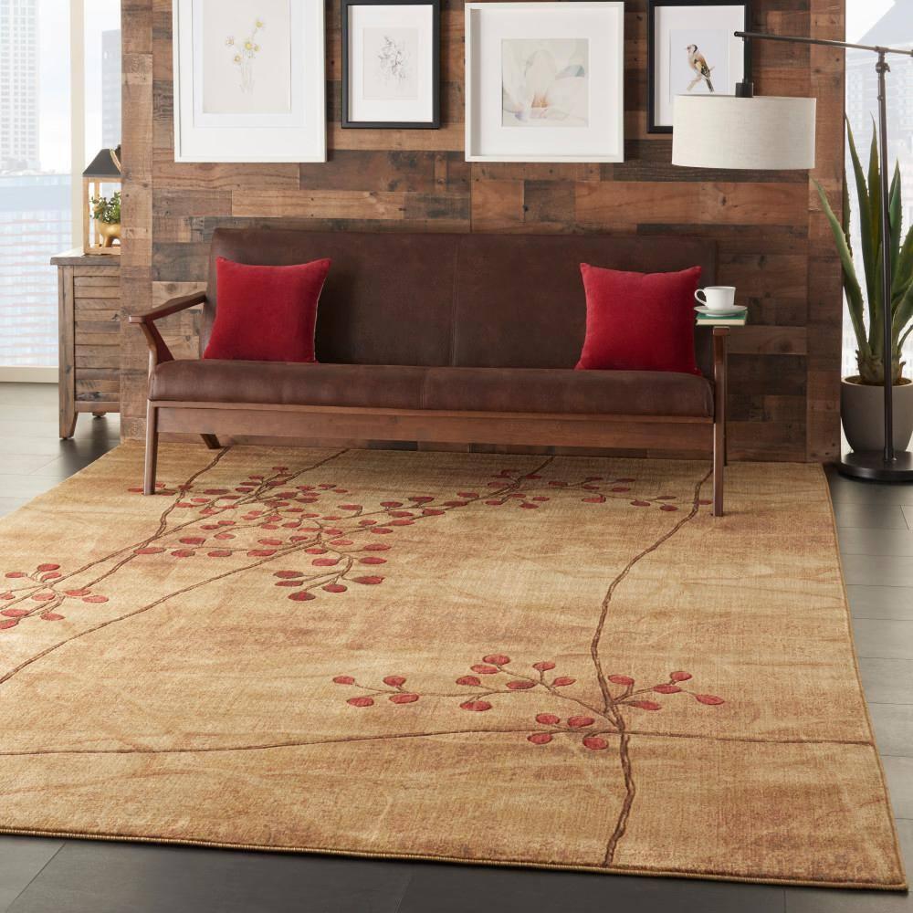 Nourison Somerset ST74 Indoor Area Rug - Latte 10' x 14'