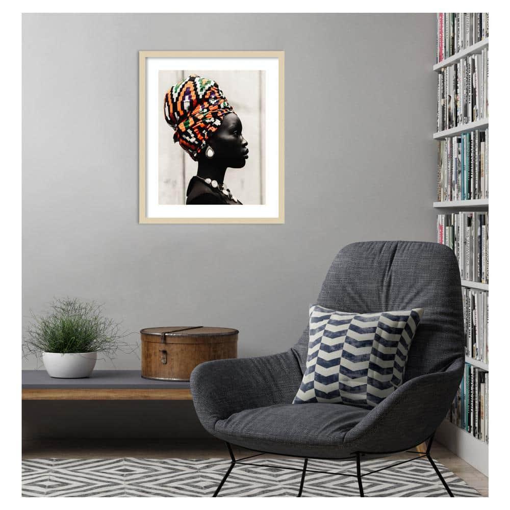 Amanti Art 21"x25" Black is Style by Oladimeji Odunsi Wood Framed Wall Art Print