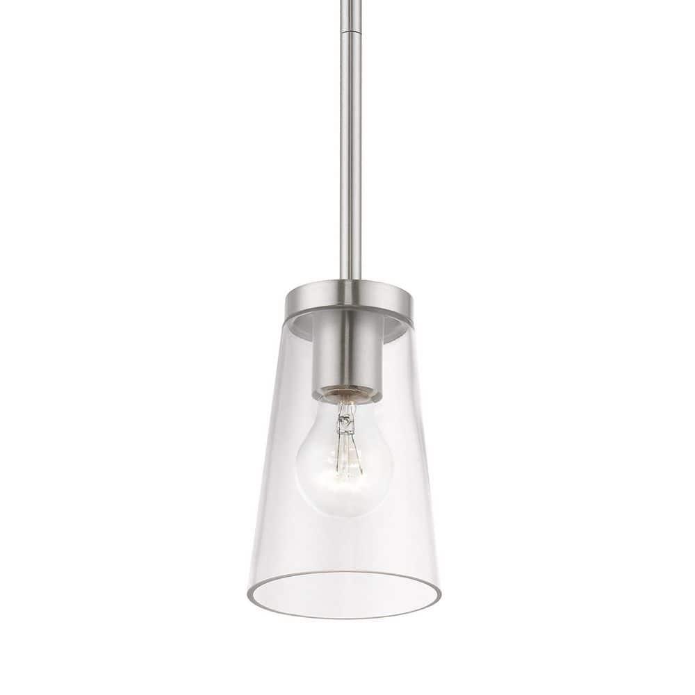 Livex Lighting Cityview 1 - Light Pendant in  Brushed Nickel