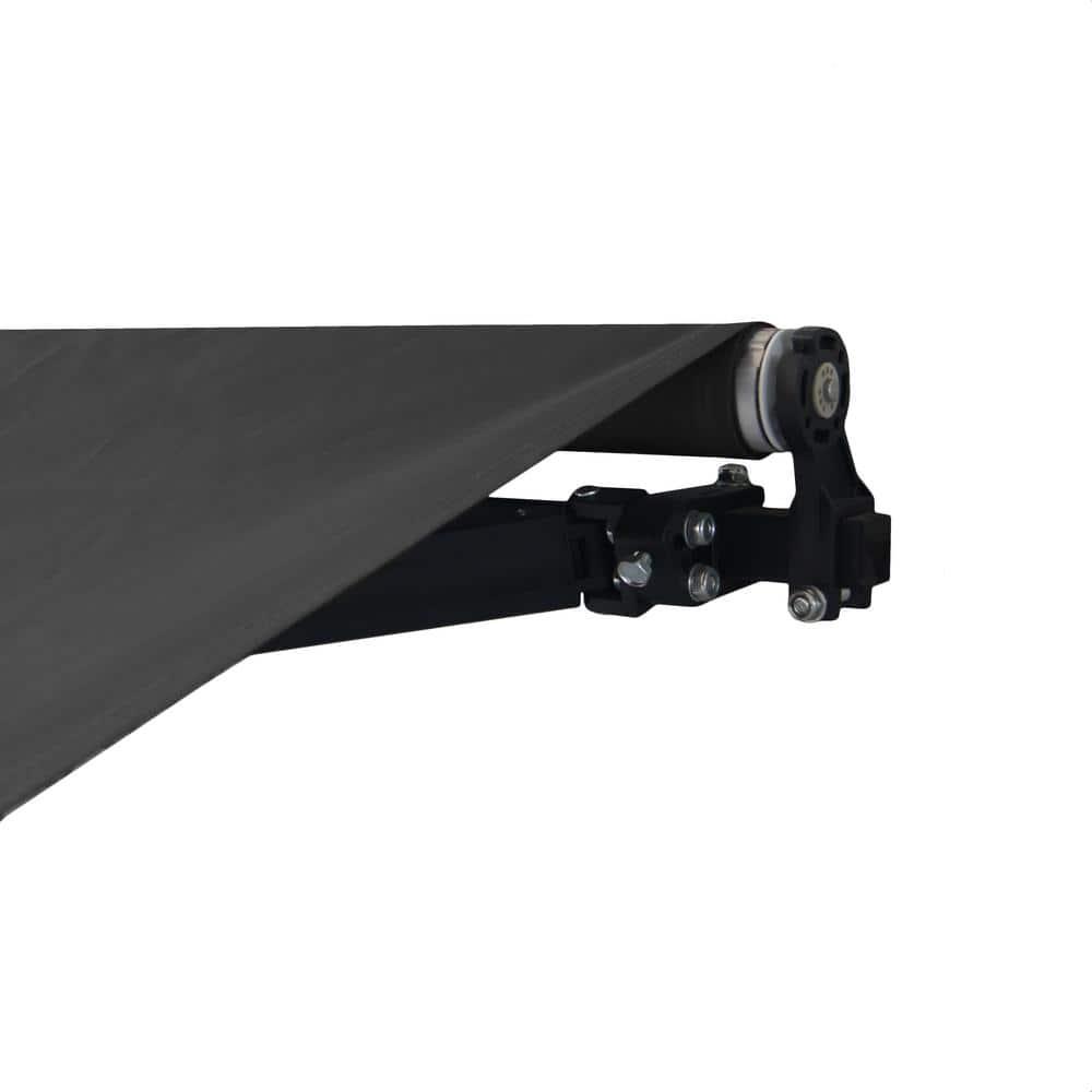 ALEKO AWM13X10BK81 Retractable Motorized Patio 13 x 10 feet Awning Black