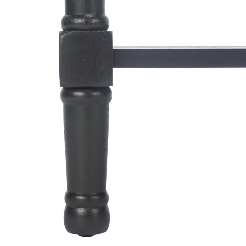 Haines 2 Drawer Console Table - Black - Safavieh