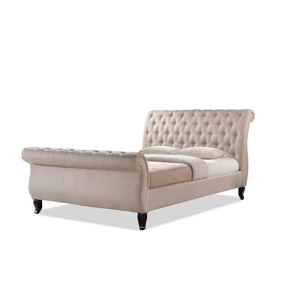 Baxton Studio Antoinette Modern Platform Bed, Multiple Sizes, Multiple Colors