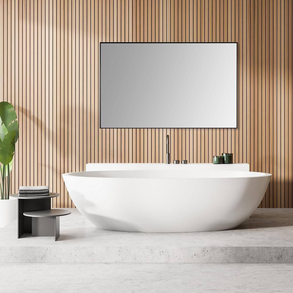 Altair Metal Flat Wall Mirror