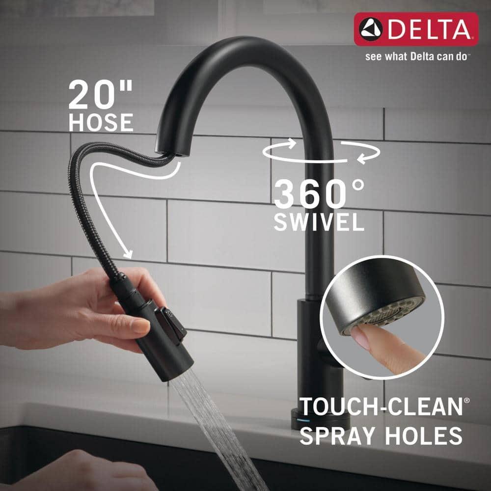 Trinsic Pull Down Sprayer Touch and Voice Control Kitchen Sink Faucet, Touch Control Kitchen Faucet