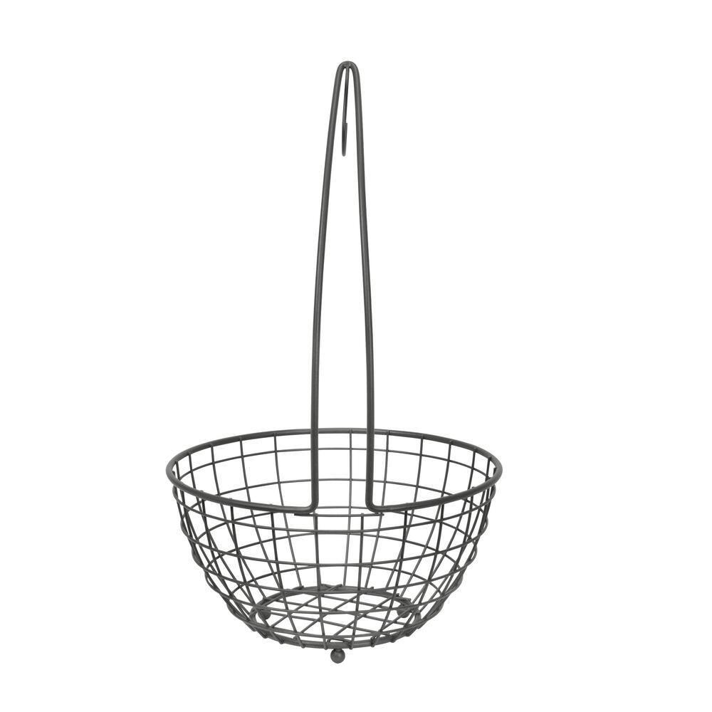 Grid Industrial Gray Industrial Gray Small Fruit Tree Basket