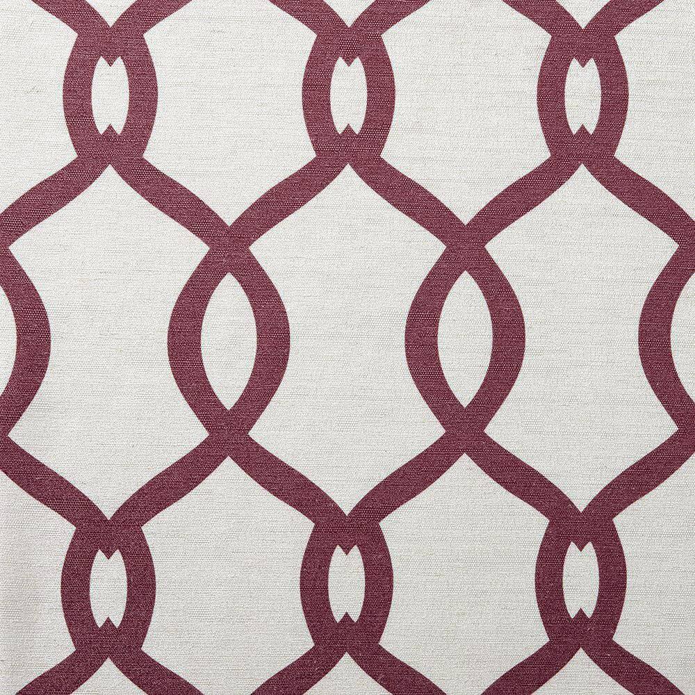 EXCLUSIVE HOME Kochi Light Filtering Linen Blend Grommet Top Curtain Panel Pair, 54"x96", Burgundy