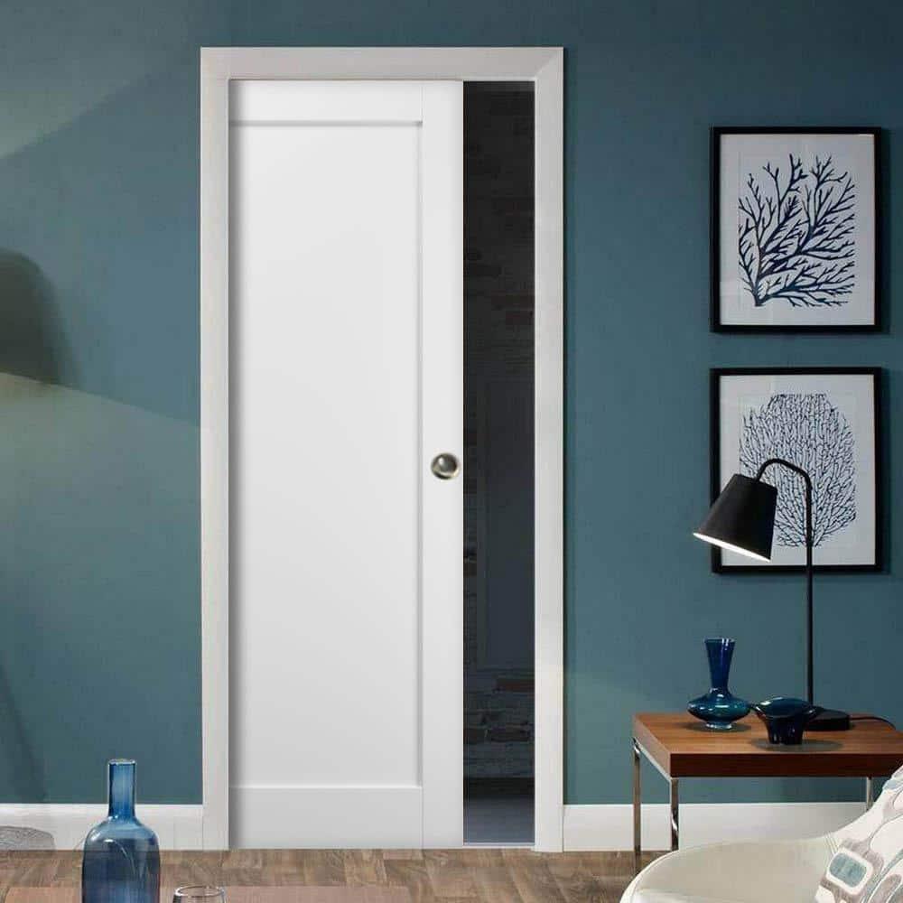 SARTODOORS Quadro Paneled Sliding Closet Door