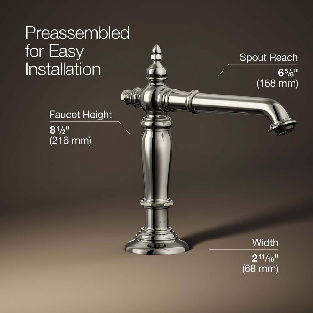 Artifacts® Widespread Bathroom Faucet with Drain Assembly