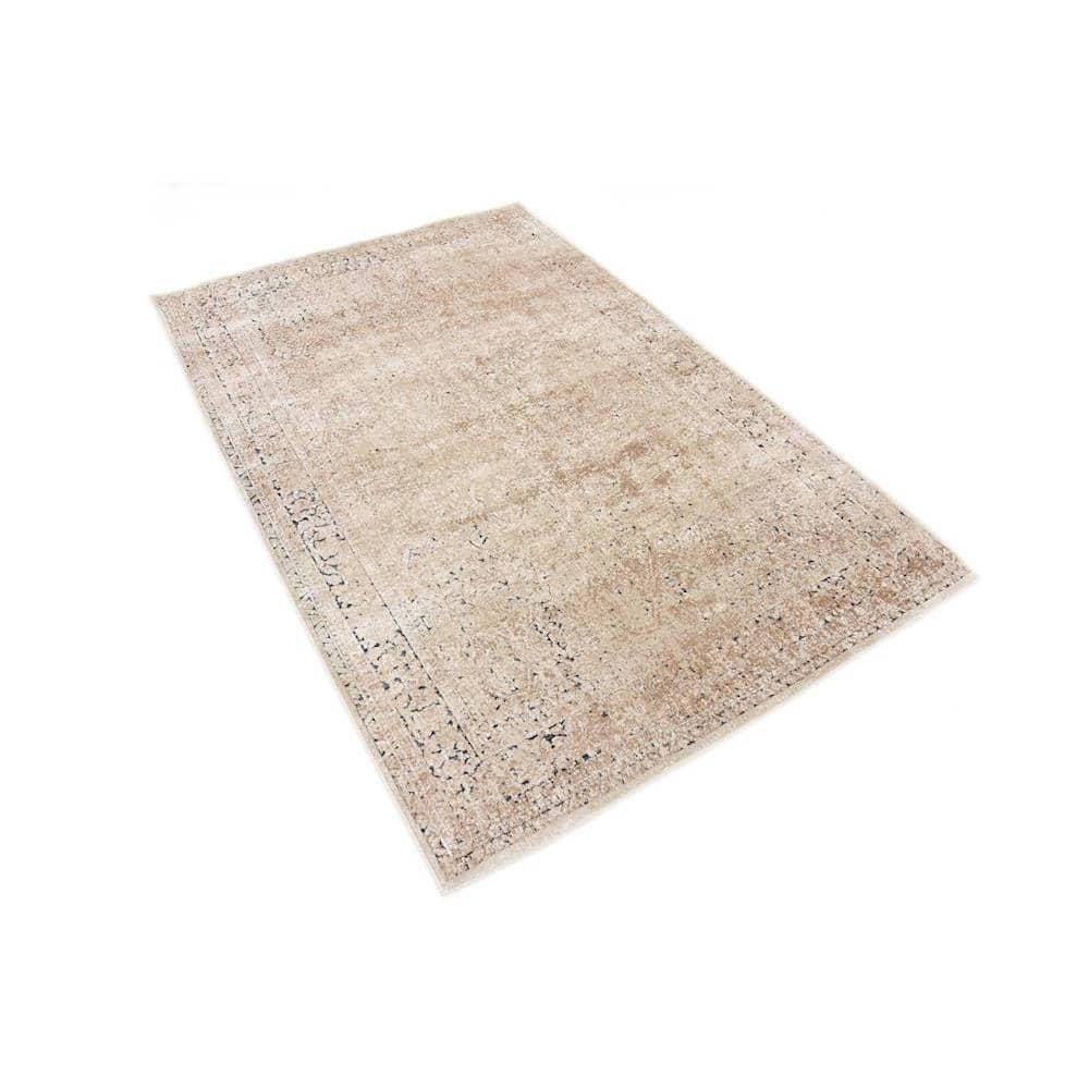 Unique Loom Chateau Collection Area Rug - Jefferson (4' 1" x 6' 1" Rectangle Beige/Light Brown)
