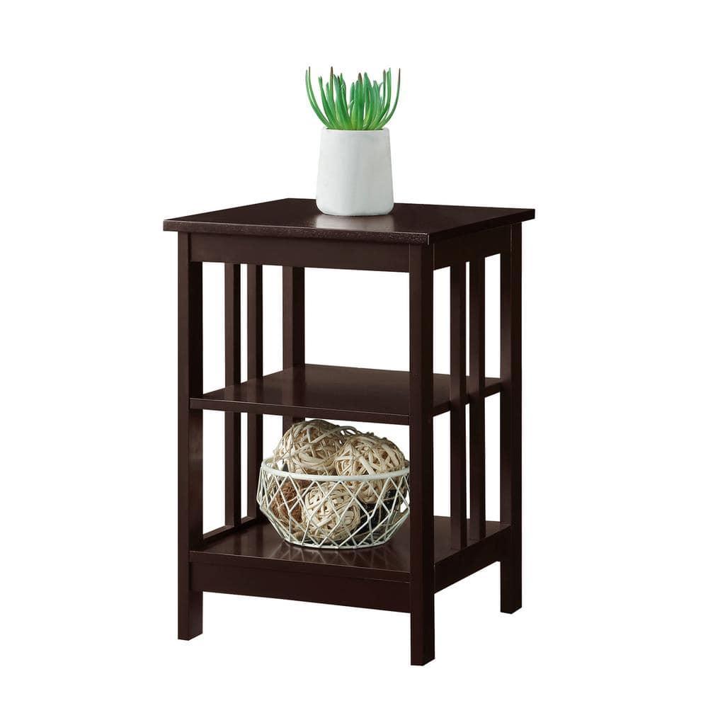 Convenience Concepts Mission End Table, Espresso