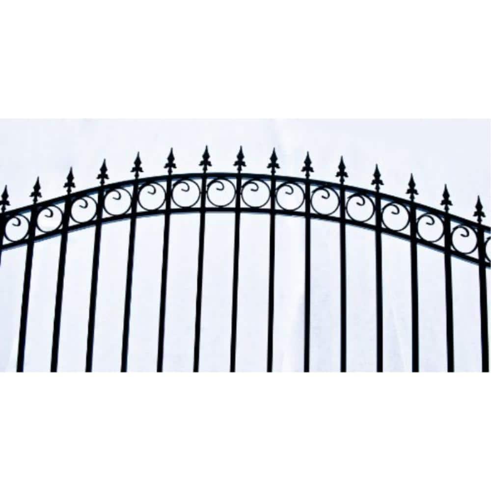 ALEKO Steel Single Swing Driveway Gate - LONDON Style